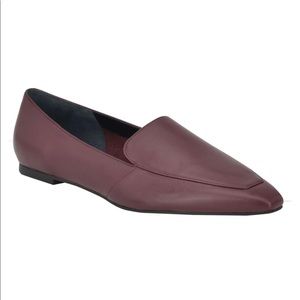 Marc Fisher Burgundy Leather Loafers